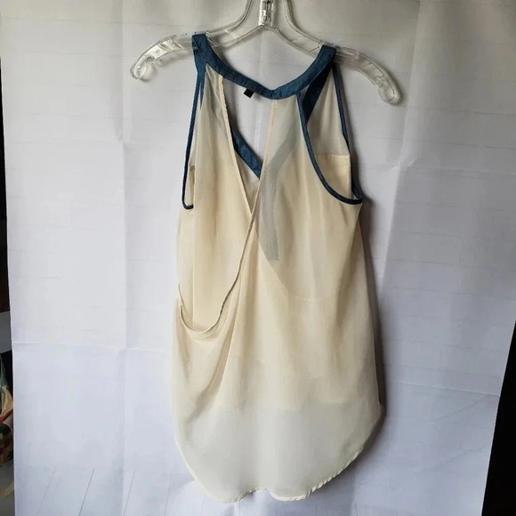 Foreign exchange women tank  color ivory size sm - Picture 2 of 4